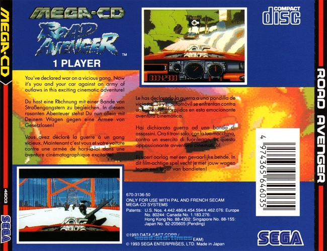 【2024年製 新品】 Avenger Road - Mega-CD Sega - eBay | Top その他