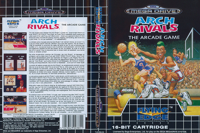 Sega MegaDrive - Arch Rivals The Arcade Game - Complet En