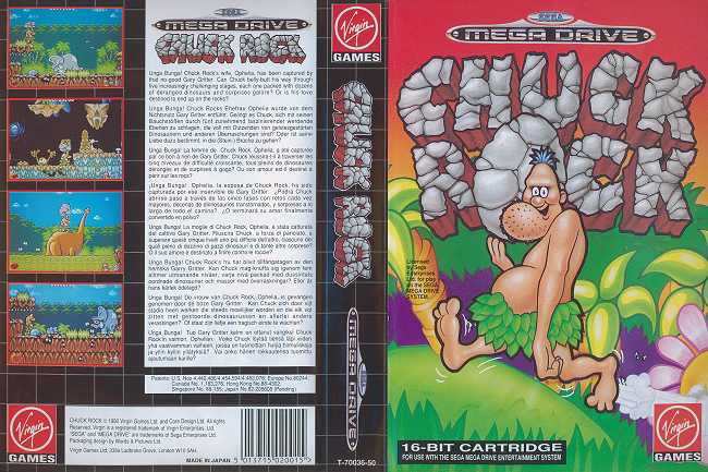 SEGA Mega Drive - Chuck Rock (1) / MD Spiel ## | eBay