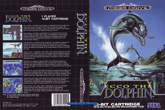★0569　ECCO THE DOLPHIN II　SEGA MEGA DRIV The Eerie, Influential Afterlife of 'Ecco the Dolphin' - The