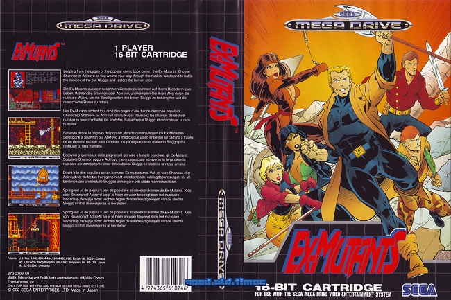 SEGA Mega Drive - Ex-Mutants ## | eBay