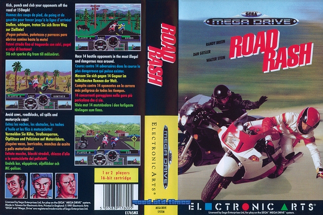 Cartucho De Megadrive Novo Road Rash-3