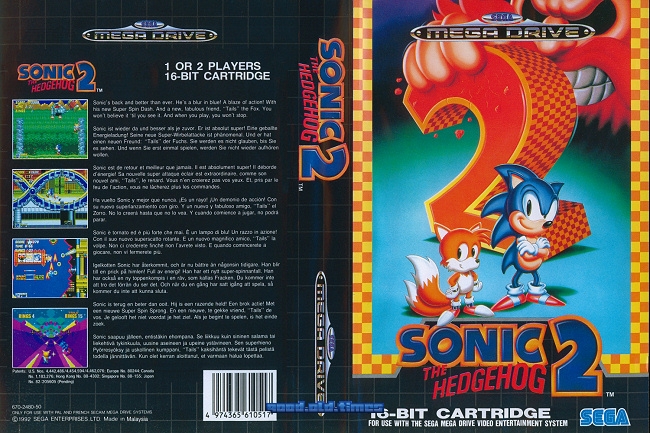 SEGA Mega Drive - Sonic The Hedgehog 2 - komplett NEUWERTIG ## | eBay