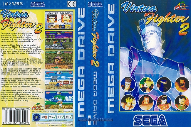SEGA MEGADRIVE (PAL) - Virtua Fighter 2 complet