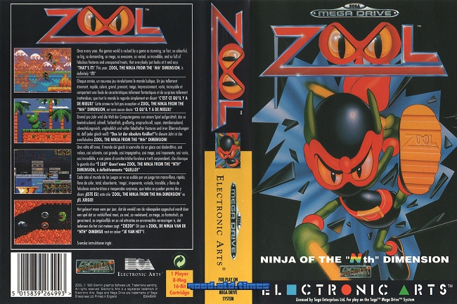 SEGA Mega Drive - Zool - Ninja of the Nth Dimension / MD Spiel