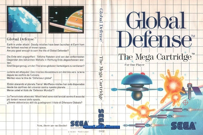 Global Defense Sega Master System Complet Pal EUR Occasion