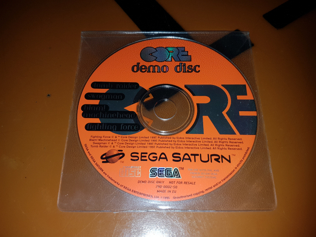 SEGA SATURN - CORE Design Demo Disc (nur die CD / ohne OVP / CD