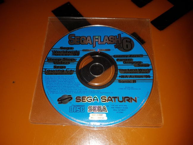 SEGA FLASH VOL. 6 - CD Démo Sega Saturn - PAL - Très Bon état